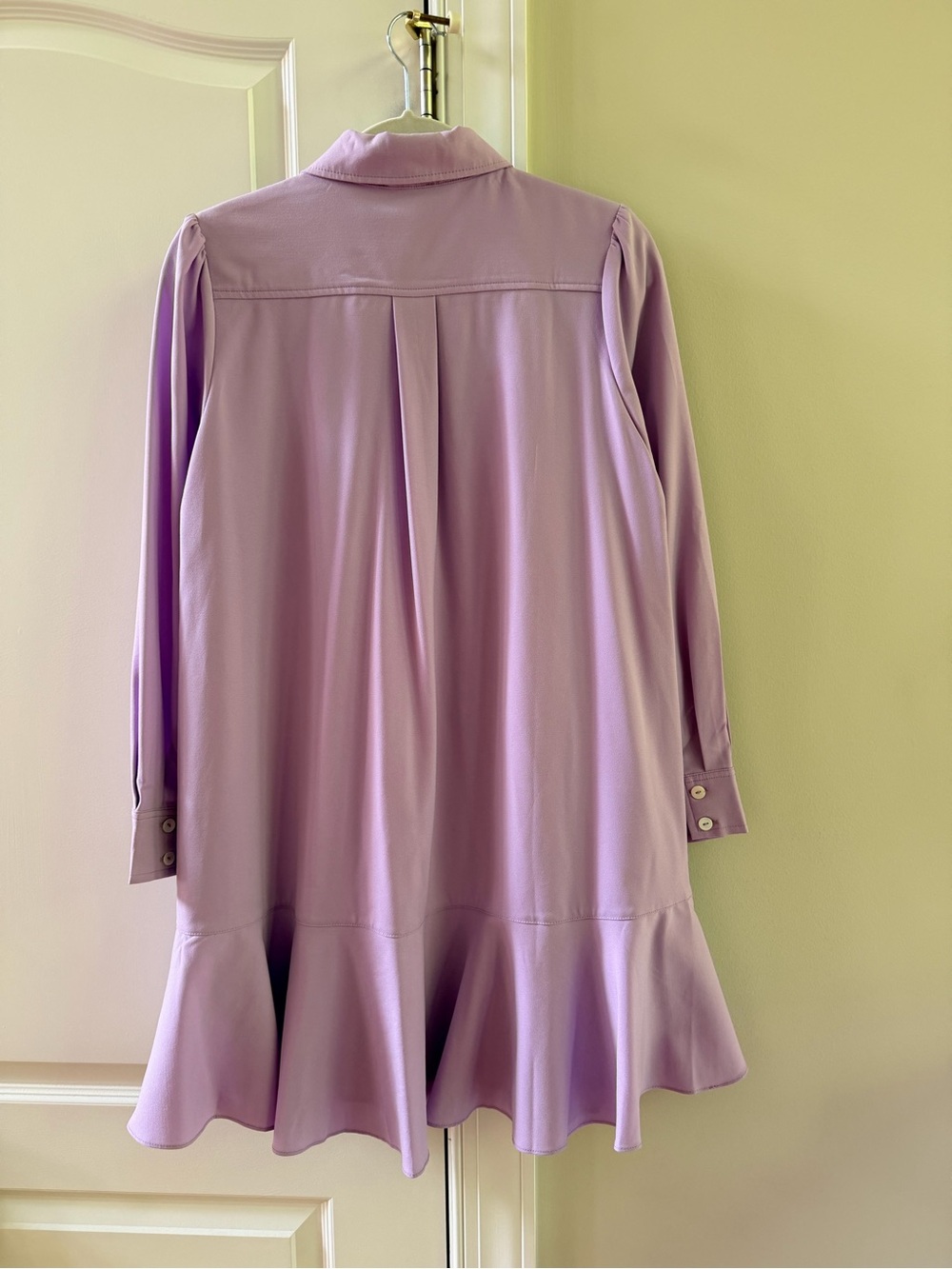 Tuckernuck Lilac Crepe Callahan Shirt Dress - Picture 3 of 4